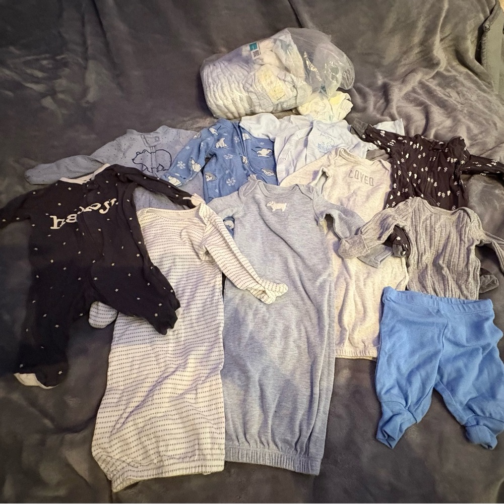 Newborn bundle with diapers